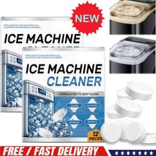 Ice Machine Cleaner Maker Descaler Deodorizer 12 Tablets Extend Service NE W