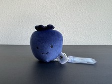 AUTHENTIC❗️New with Tags NWT Jellycat Fabulous Fruit Blueberry-RETIRED + RARE!
