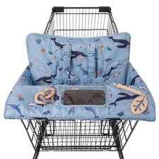 Baby Shopping Cart Cover High Chair Cover, Infant/Toddler, Universal, SE Blue