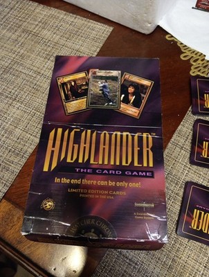 HIGHLANDER-The Card Game Limited Edition Cards-25 New Packs of 15,45 Loose Cards