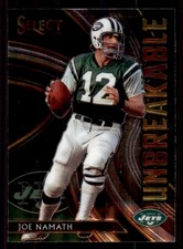 2020 Panini Select #U2 Joe Namath Unbreakable New York Jets
