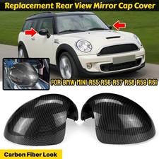 2x Spiegelkappe Au&szlig;enspiegel Geh&auml;use Abdeckung f&uuml;r BMW Mini R55 R56 R57 R58 R59