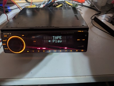 VTG Rare Sony XR-C900 Mobile ES Copper Car Stereo Cassette XDP