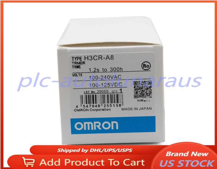 NEW IN BOX OMRON Timer H3CR-A8 H3CRA8 100-240VAC / 100-125VDC US Free TAX
