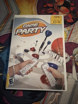 Game Party (Nintendo Wii, 2008) Complete CIB