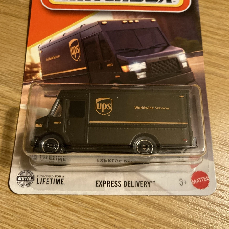 MATCHBOX 2025 #68 EXPRESS DELIVERY UPS BROWN Lot OF 2 - Image 2 of 4