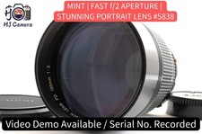  MINT Canon New FD NFD 135mm f/2 MF Fast Telephoto Portrait Lens Japan