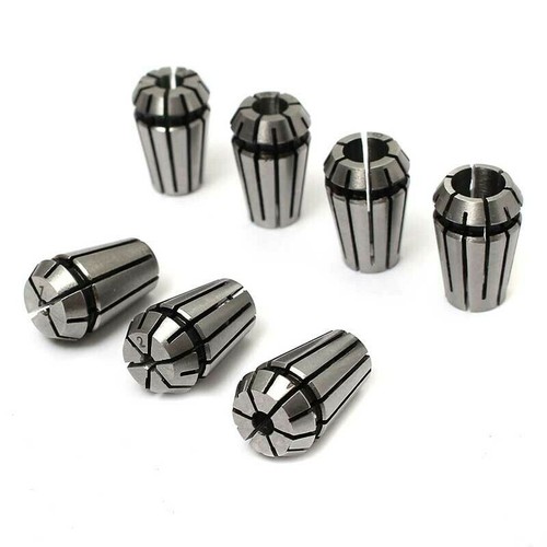 Useful ER11 Collet Chuck Lathe Parts Set Spring 7Pcs Accessory Boring CNC - Picture 7 of 9