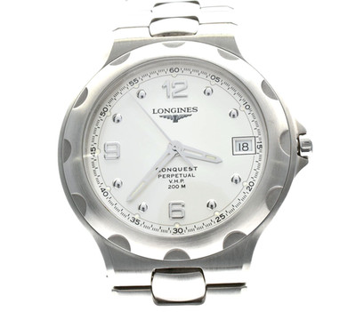 [NEUWERTIG] LONGINES L1.636.4 Conquest Perpetual V.H.P 200m Quarz Datum...