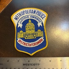 Vtg Obsolete Law Enforcement Police Patch Washington DC District Of Columbia