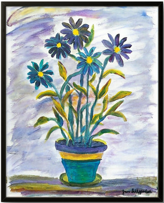 Expressionism Modern Original Art Flowers 16x20 Signed Canvas Acrylic Painting