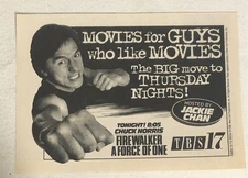Firewalker Tv Series Print Ad Advert Chuck Norris Jackie Chan Tpa3