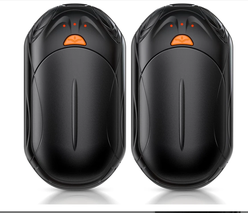 2 Pack Electric Hand Warmers 6000Mah Ai Rechargeable Winter Gifts For Outdoor