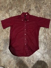 True Vintage 60s JC Penny Button Up Red Size Medium