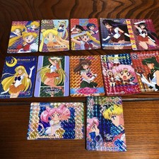 Sailor Moon Holo Cards Set Lot Japanese Vintage 1990s