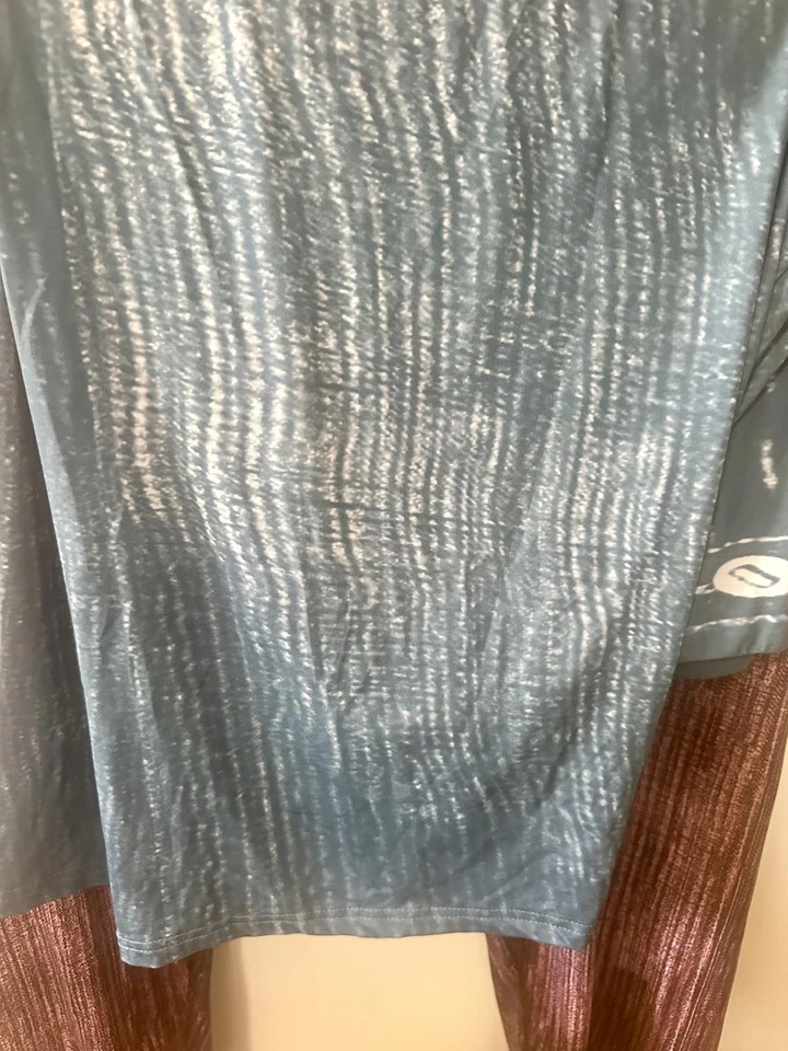 LOTE de 2 Leggings Capris 28 Denim Estampado Talla Grande 8X Foto 3 de 4