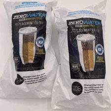 2 Zero Water 5 Stage Replacement Filters ZR-006 Advanced Filtration Sealed NSF