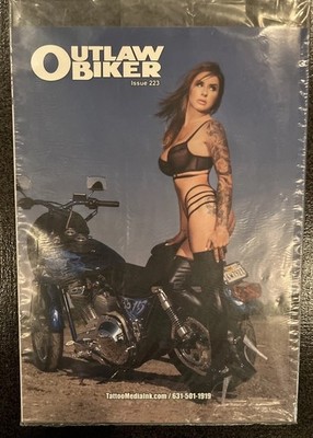 Outlaw Biker Magazine # 223, December 2020. Athena Tyre. New Factored Sealed.