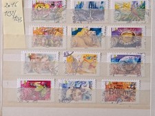 France Timbres Oblitérés Cachets Ronds série complète N° 1232/1243 de 2016