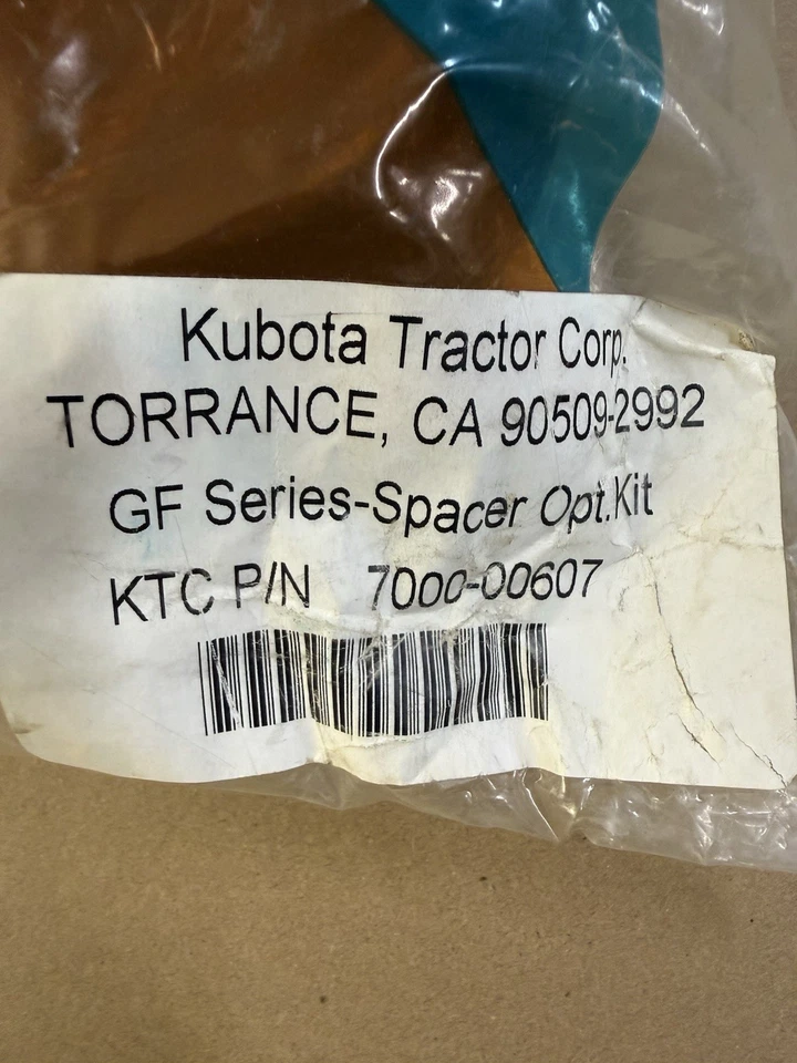 Kubota Tractor Mid-mount mower gauge wheel kit. KTC P/N 7000-00607 - Image 2 of 3