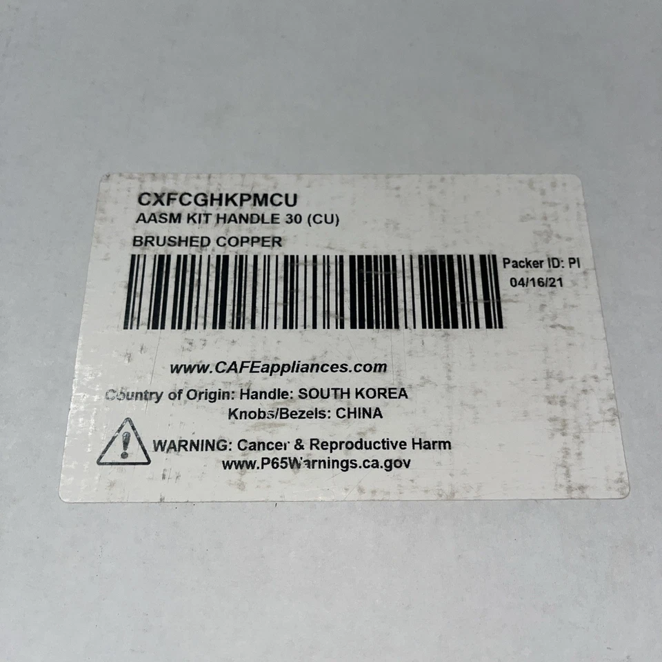 CAFE DISTINCT BYDESIGN- Front Control Knobs & Handles Brushed Copper CXFCGHKPMCU - Image 3 of 3