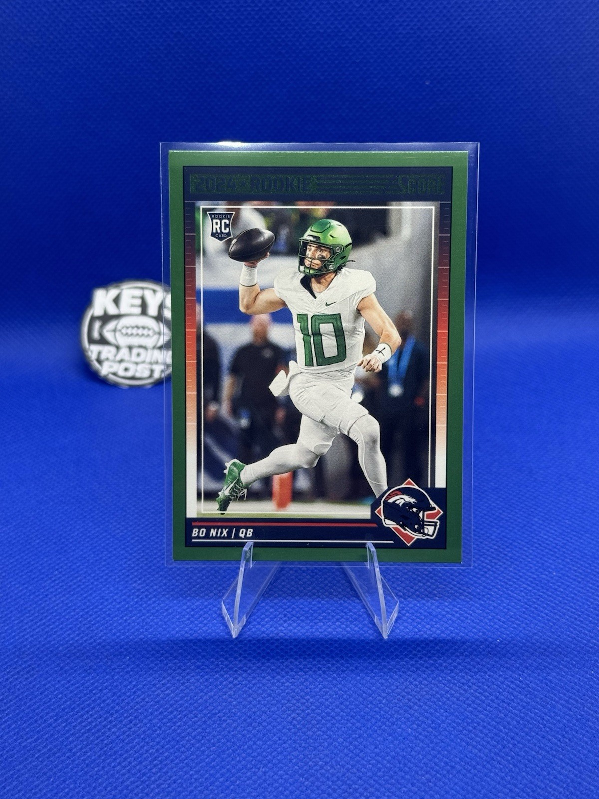 2024 Score - Rookies Bo Nix #332 Green (RC)