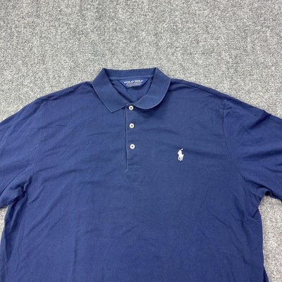 POLO GOLF【L】ラルフローレン Polo Golf Ralph Lauren Polo Shirt Mens L Blue Cotton Classic Fit