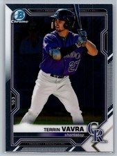 2021 Bowman #BCP-100 Terrin Vavra Chrome Prospects *RO