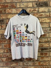 Vintage 1994 World Cup USA 94 Soccer T Shirt Acme Clothing Goal Keeper XL
