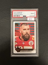 2024 Panini Donruss Football Travis Kelce Gridiron Kings #1 -- PSA 10 Pop 8 