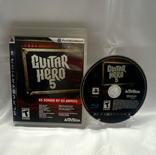Activision Guitar Hero 5 PS3 Disc Case T NTSC-U/C Multiplayer Online 2009