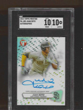 2023 Topps Pristine Auto Juan Soto #PA-JSO Padres SGC 10 Auto 10