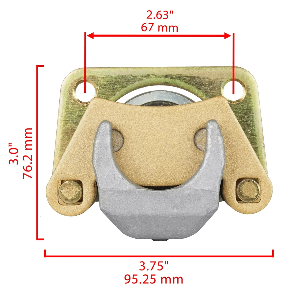 Pinza de freno trasera izquierda derecha para Polaris Ranger Crew 570 2014 2015 2016 - 2021 Foto 2 de 4