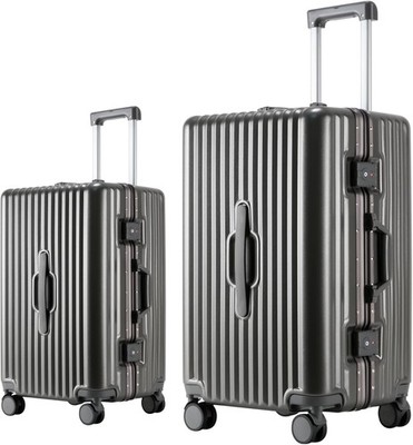 28Inch Polycarbonate Aluminum Frame Hardshell Carry On Suitcase Zipperless TSA