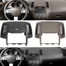 Blackbrown For Nissan Altima 2005-2006 Center Dash Radio Bezel Storage Cubby