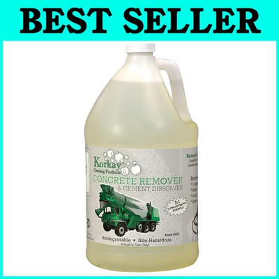 #ad Concrete Remover amp; Cement Dissolver Heavy Duty Solution $125.99