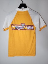 VINTAGE ORIGINAL WWF WRESTLEMANIA 1 T-SHIRT 1985 Size Small 