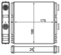 WäRmetauscher Innenraumheizung Mahle AH 262 000S FüR BT0 Renault KT0 Laguna 3