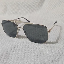 NWT Phat Farm polarized gold rim & tortoise arms Sunglasses hexagon shape HV110