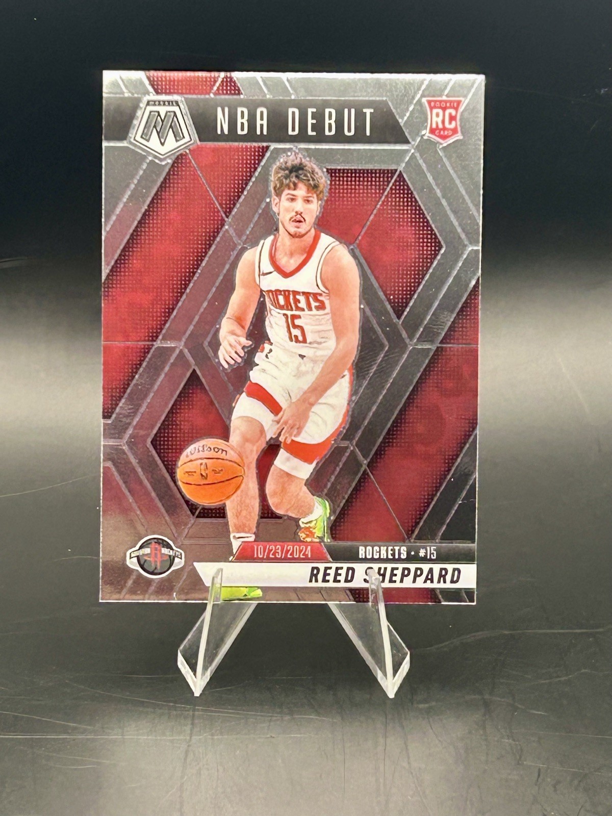 2024-25 Panini Mosaic Basketball Reed Sheppard NBA Debut Rookie