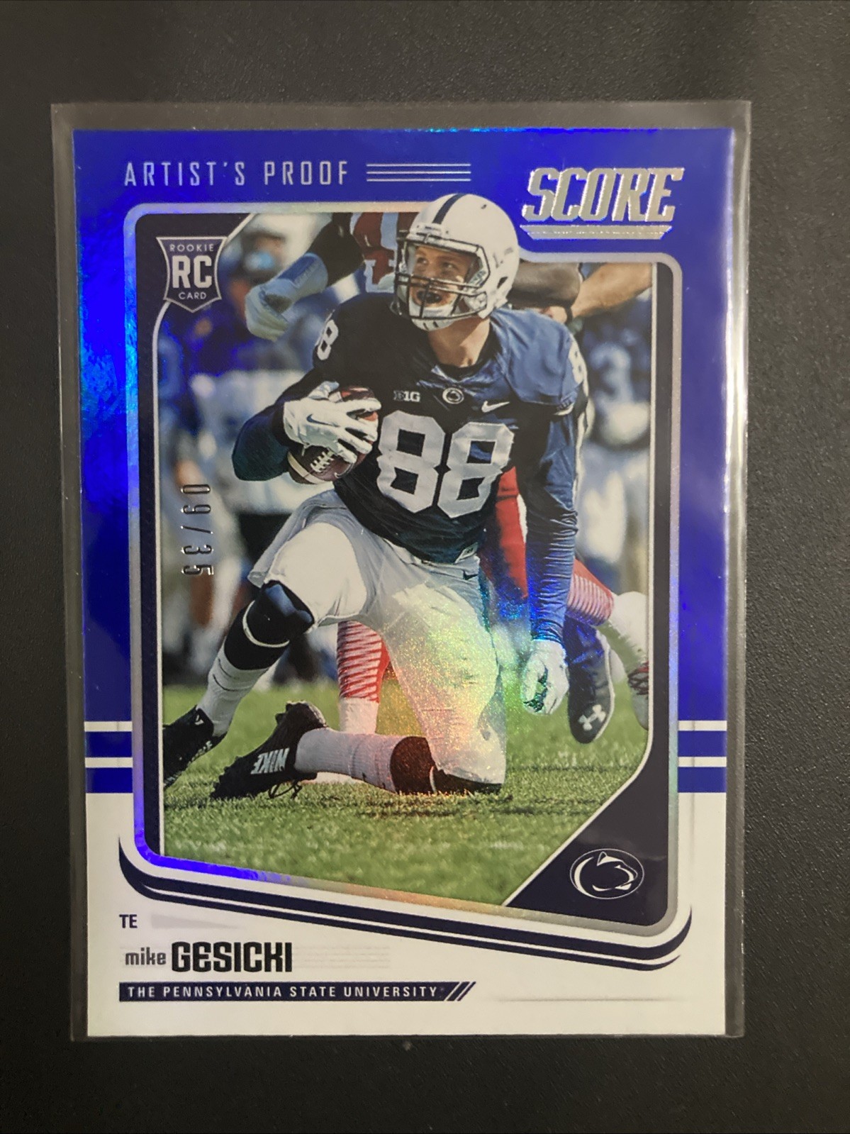 Mike Gesicki Panini Score #379 Artist Proof