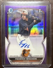2023 Bowman Chrome Prospect Autographs Frederick Bencosme #CPA-FB Purple /250