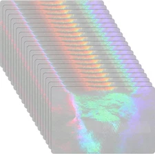 20 Pieces ID Card Hologram Business Self Stick ID Hologram Cards, 2.05 X 3.3 Inc
