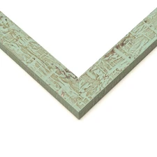 30x30 Frame Green Solid Wood Picture Frame Width 1.125 Inches | Interior Frame D