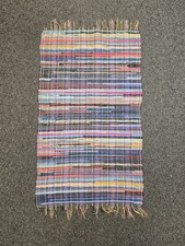VTG Vibrant Colorful Loom Woven Bohemian Rag ...