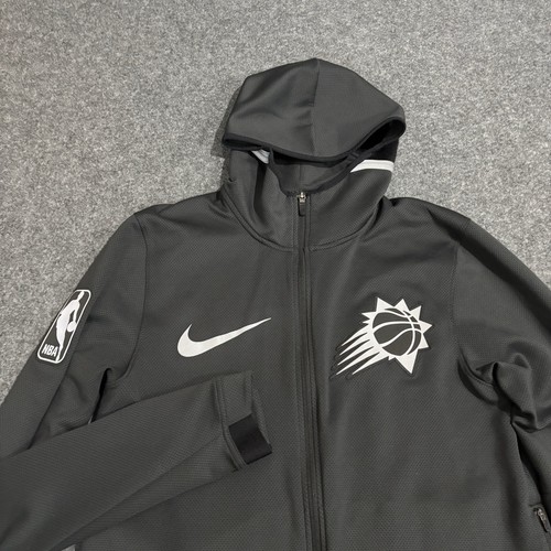 Phoenix Suns Nike Hoodie Mens Medium Showtime NBA Full Zip Gray - Picture 3 of 10