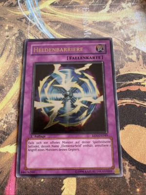 YuGiOh Heldenbarriere EEN-DE049 Ultimate Rare Deutsch 1. Auflage