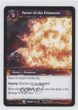 2011 World of Warcraft TCG: Twilight of the Dragons Favor of the Elements #80