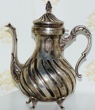 Antique Faberge Solid Silver Presentation Jug Tsar Nicholas II Monogram 1896