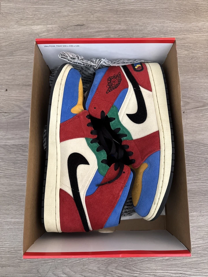 Blue the Great x Air Jordan 1 Mid Fearless EE. UU. 10,5 Foto 2 de 4